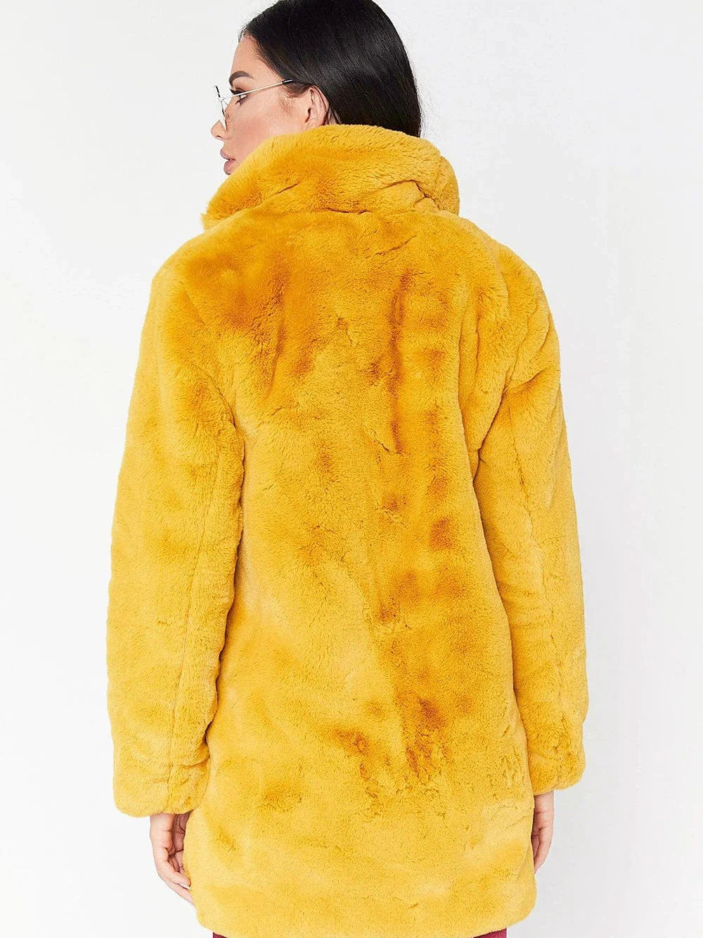 Faux Fur Christmas Coat for Women - Multiple Colors & Sizes / Warm
