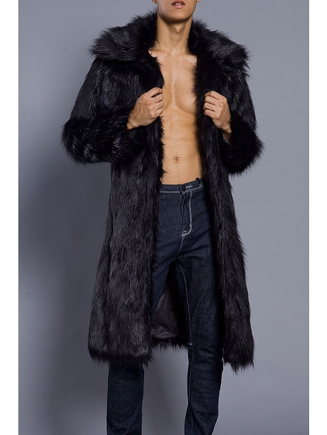 Winter Adventure Men's Fur-Lined Coat