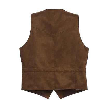 Classic Men's Suede Vest for Everyday Style and Comfort