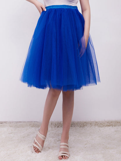 Layered Tulle Petticoat Skirt for Women