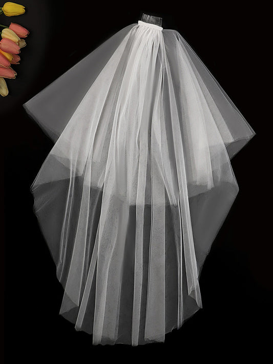 Elegant Wedding Mesh Veil