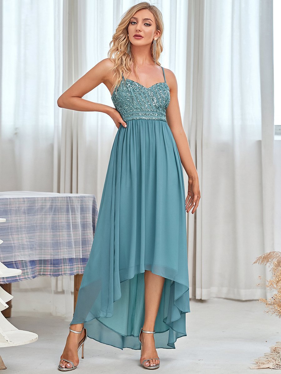 Women's A Line Wholesale Evening Dresses with Spaghetti Straps