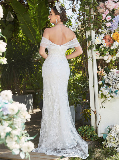 Adorable Off Shoulders Fishtail Wholesale Wedding Dresses
