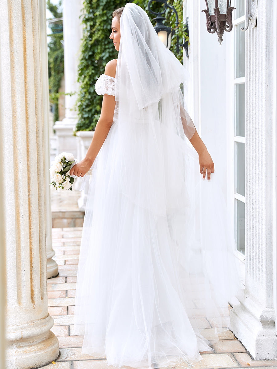 Fishtail Silhouette Wholesale Wedding Dresses with Appliques