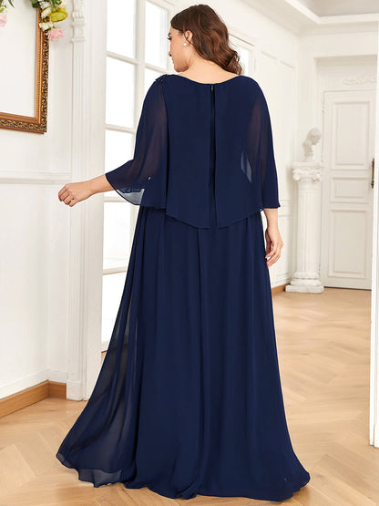 Wholesale Mother of the Bride Dresses With Round Neck A Line