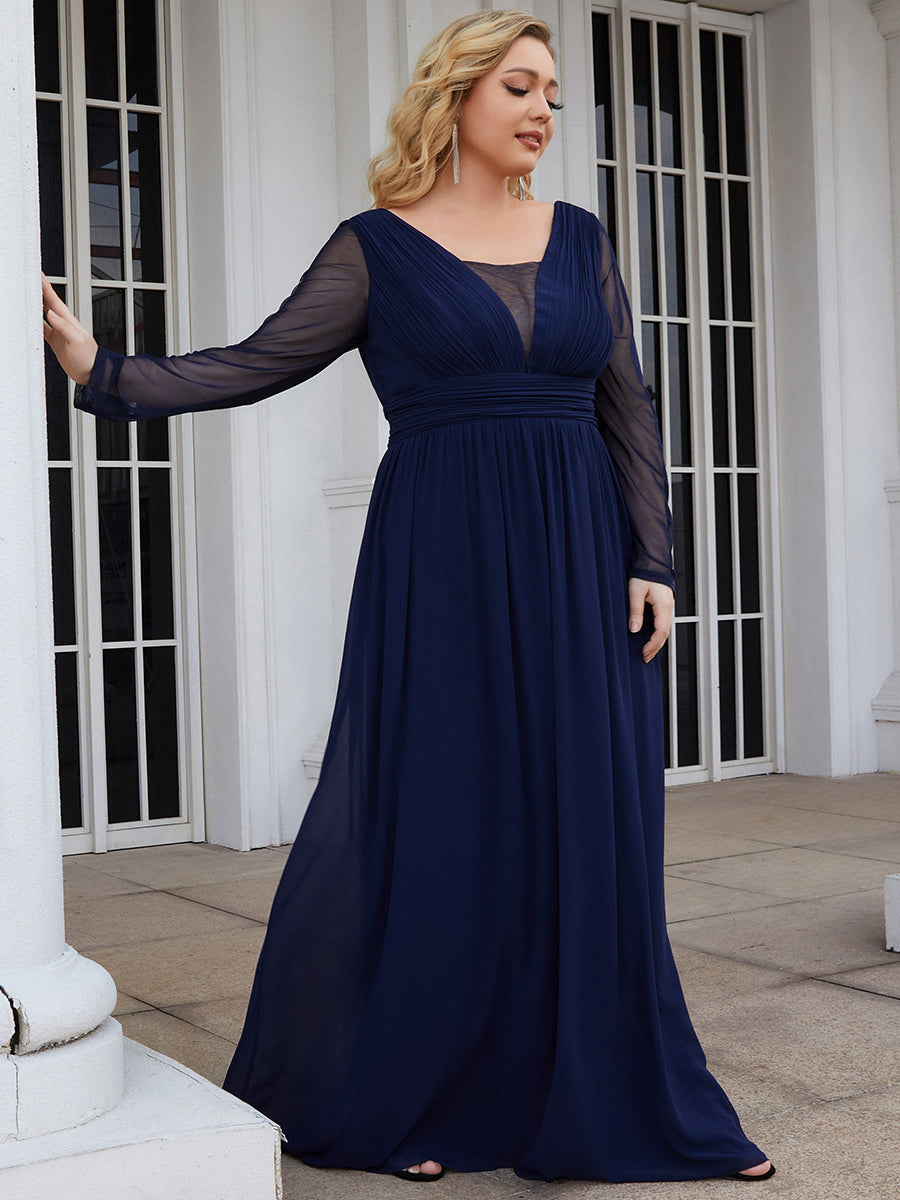 Deep V Neck Straight Wholesale Mother of the Bride Dresses