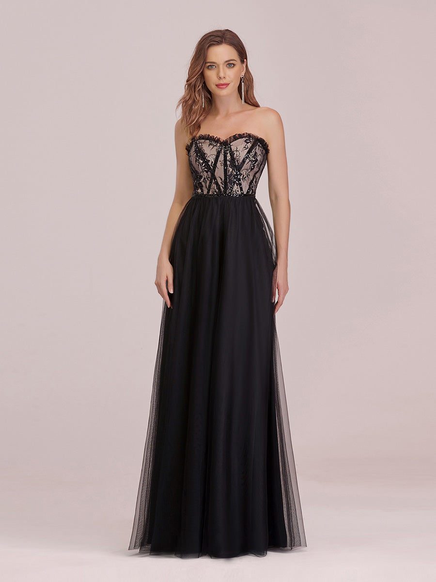Sexy Off Shoulder Tulle Formal Wholesale Evening Dresses with Lace
