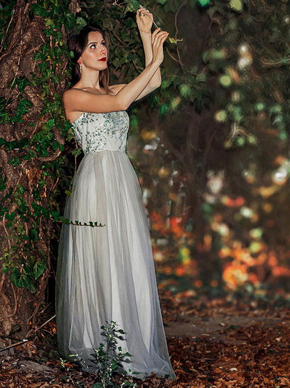 Enchanting Sweetheart Neckline Bridesmaid Gowns in Bulk with Delicate Straps