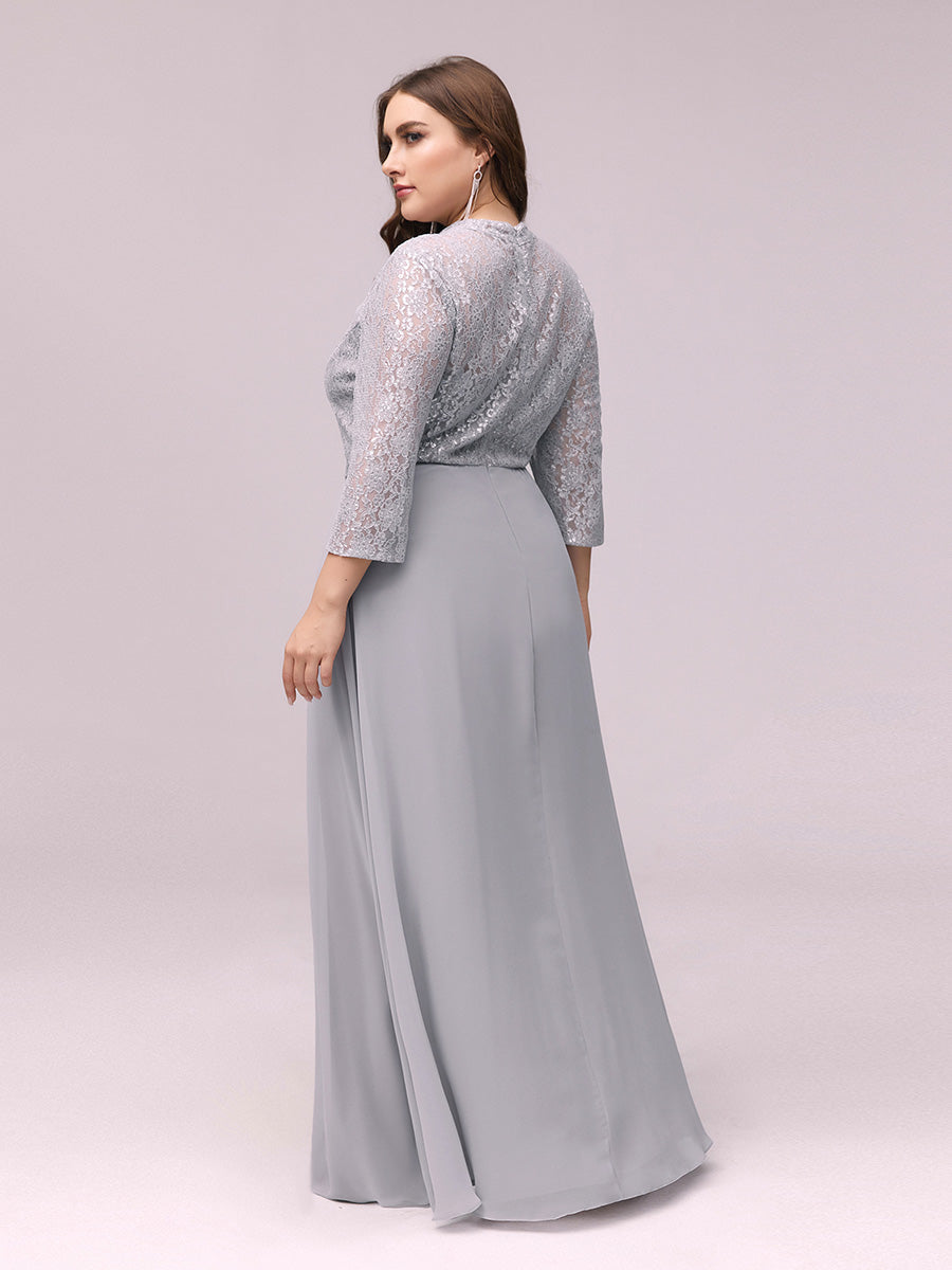 Wholesale Chiffon Mother Of Bridesmaid Dresses With Long Sleeves