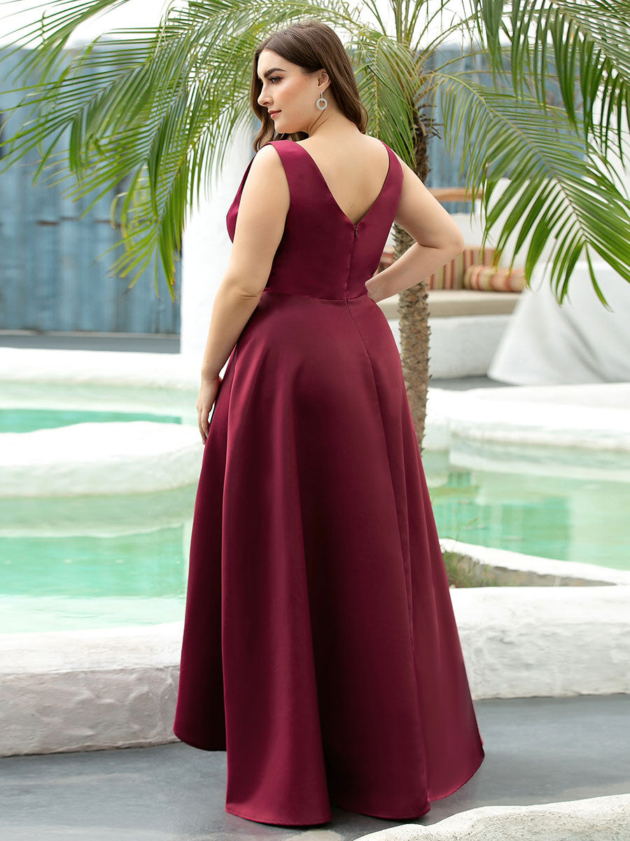 Women's Plus Size Asymmetric High Low Cocktail Wholesale Party Dresses