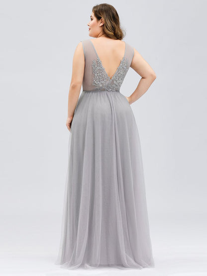 Ethereal Princess Plus Size Party Gown