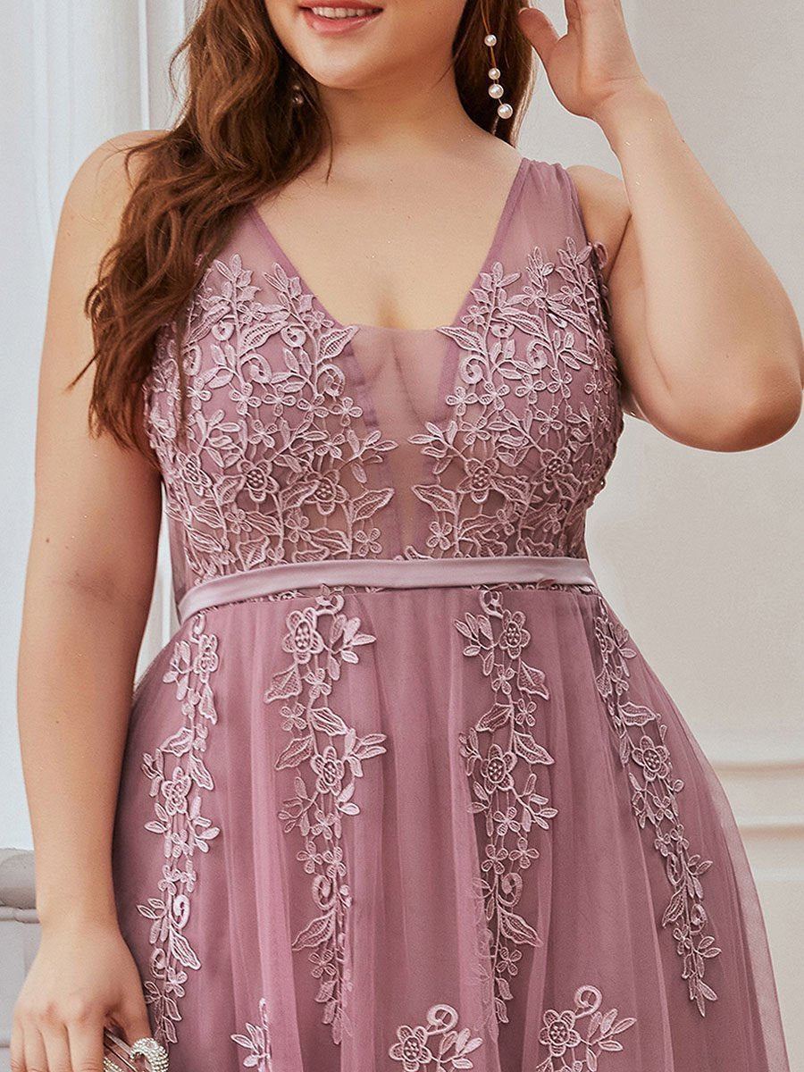 Ethereal Princess Plus Size Party Gown