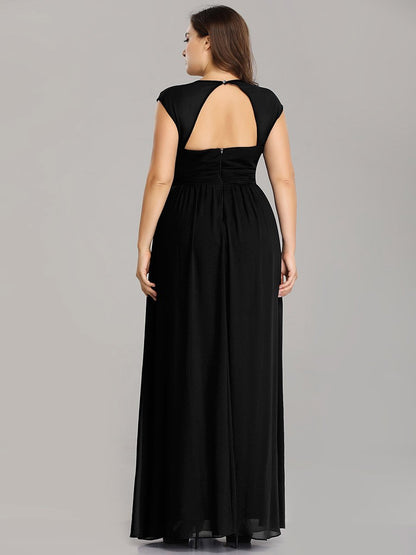 Elegant Plus Size Empire Waist Evening Gowns