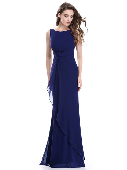 Women's Elegant Sleeveless Long Evening Dress EP08796
