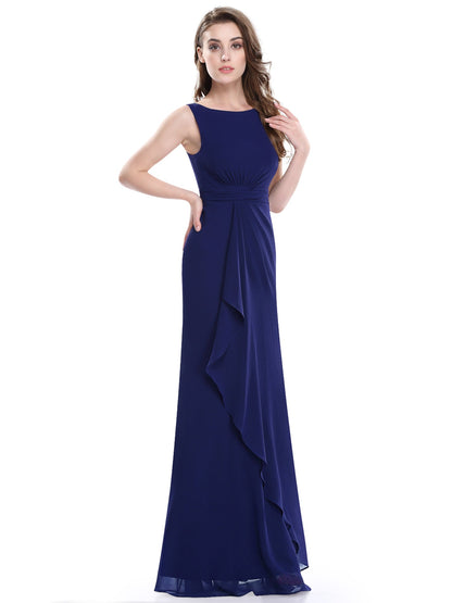 Elegant Sleeveless Floor-Length Evening Gown for Women EP08796