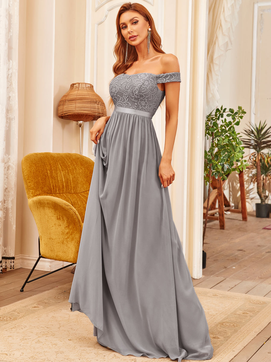 Floor Length A Line Sleeveless Wholesale Bridesmaid Dresses