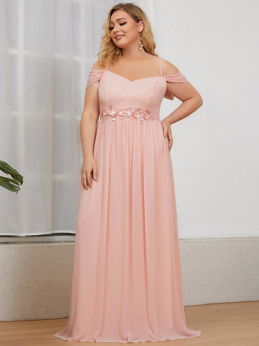 Plus Size Off Shoulder Wholesale Bridesmaid Dresses With Beaded