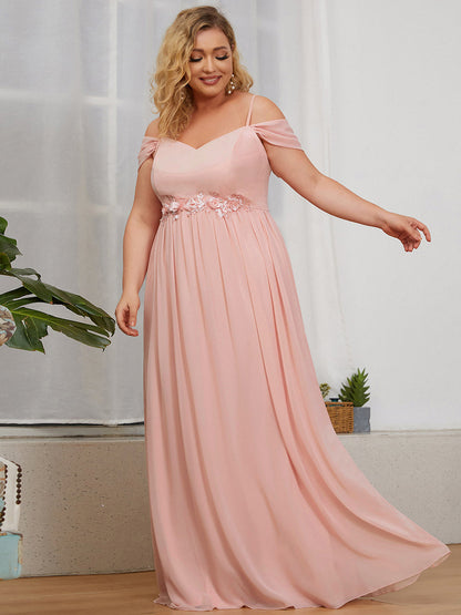 Plus Size Off Shoulder Wholesale Bridesmaid Dresses With Beaded