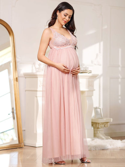 Sultry Sleeveless Long Wholesale Maxi Dress for Pregnant Women