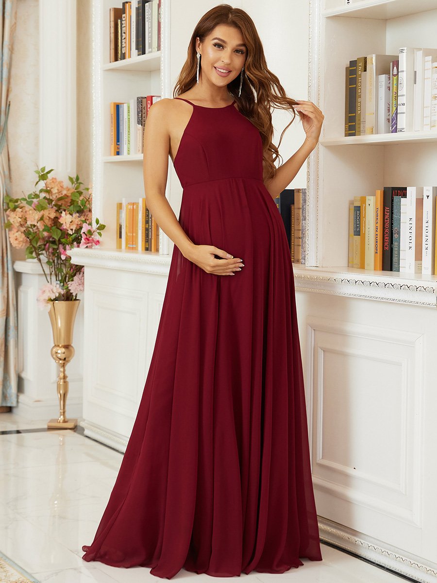 Adorable A Line Belly Collar Wholesale Maternity Dresses
