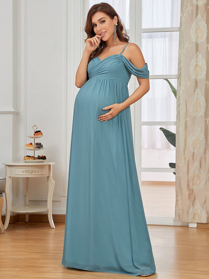 Adorable A Line Off Shoulder Wholesale Maternity Dresses
