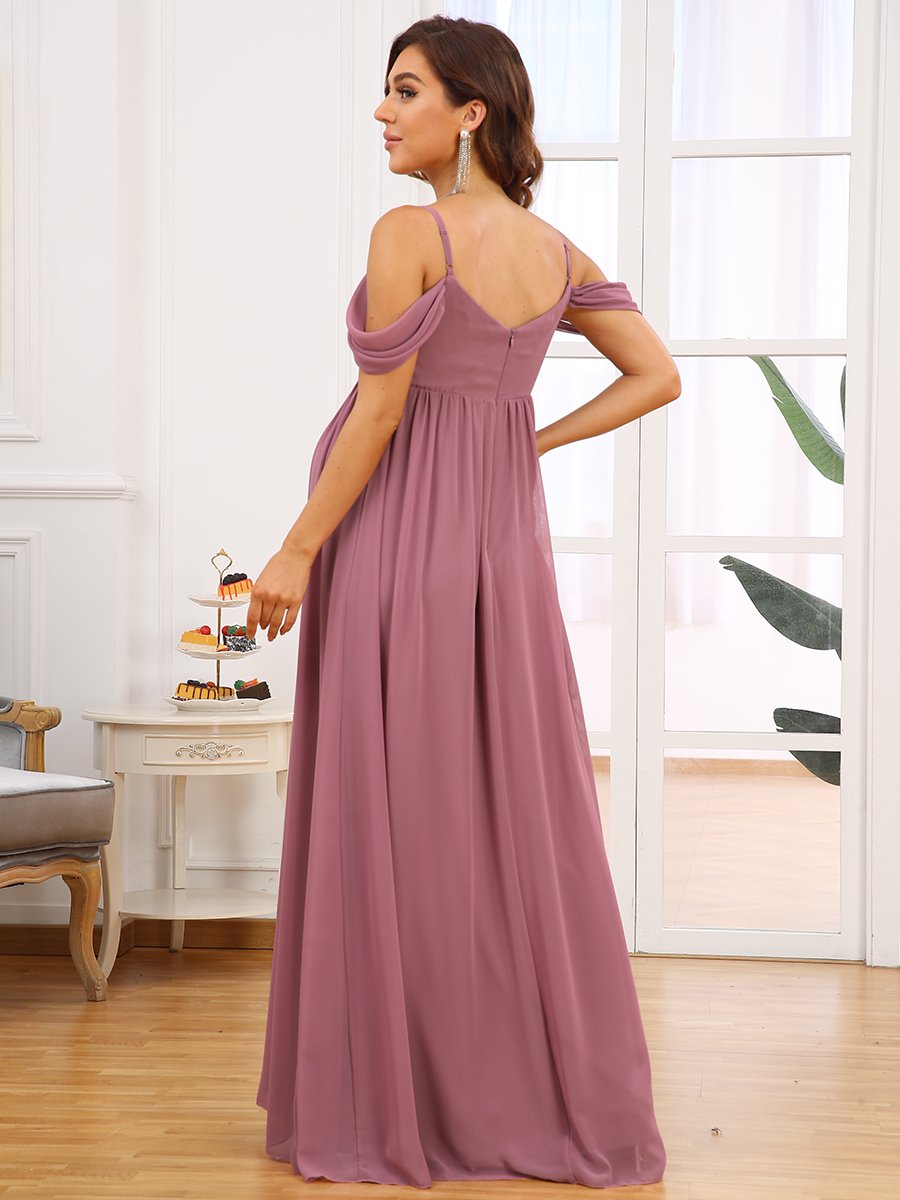 Fairytale Off Shoulder Maternity Dress