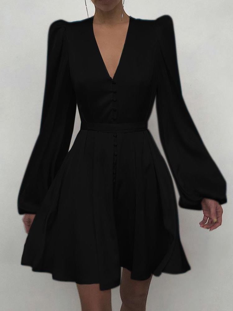 Bishop sleeves dress womens - INS | Online Fashion Free Shipping Clothing, Dresses, Tops, Shoes