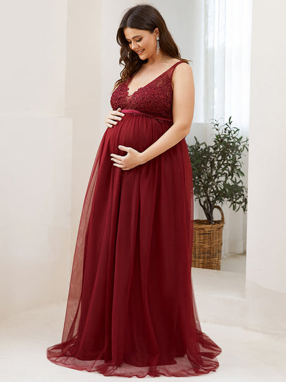 Plus Size Sultry Sleeveless Long Wholesale Maxi Dress for Pregnant Women