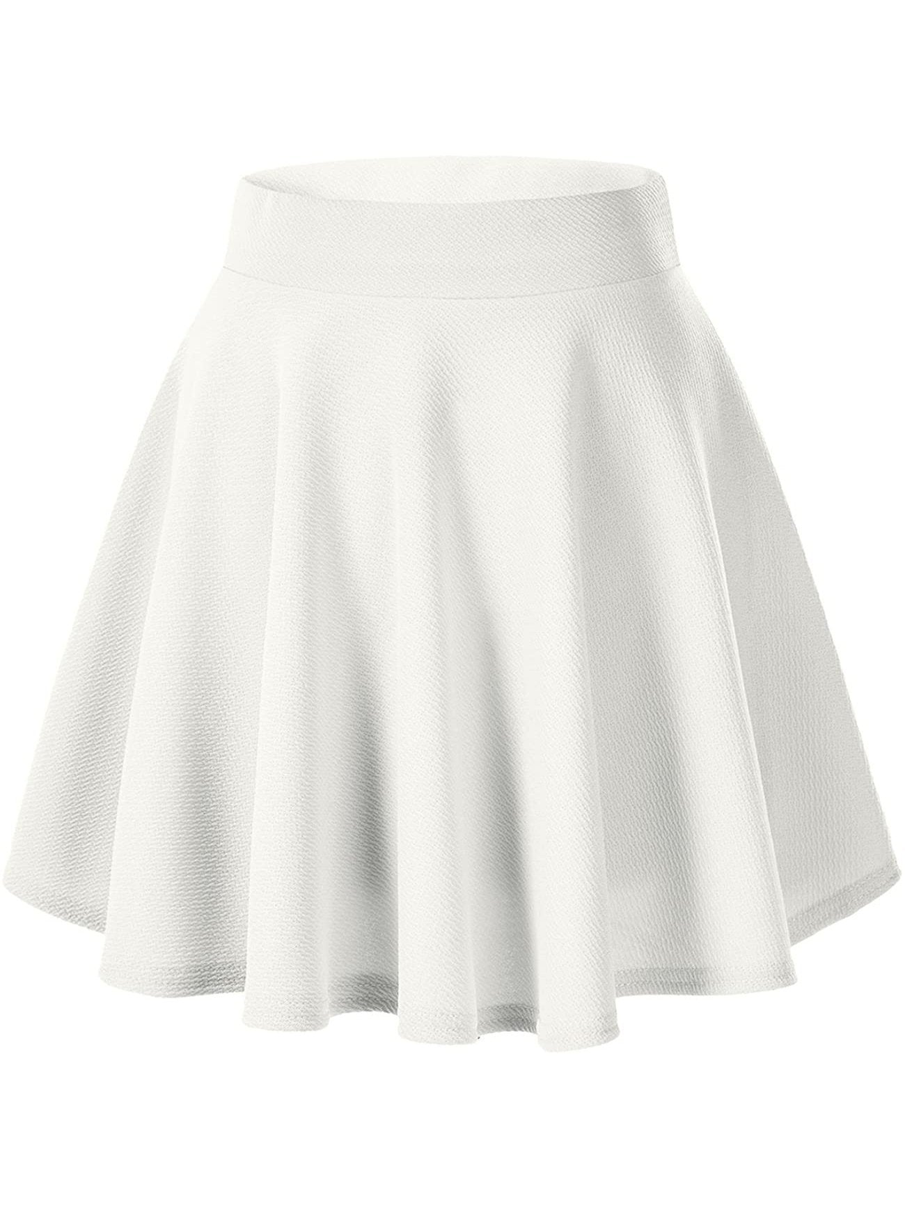 Women's Basic Versatile Stretchy Flared Casual Mini Skater Skirt - Skirts - INS | Online Fashion Free Shipping Clothing, Dresses, Tops, Shoes - 15/03/2021 - 2XL - Autumn