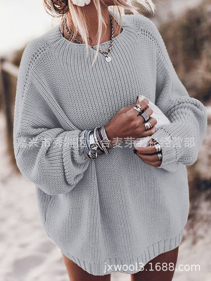Women's Kinnted Plus Size Sweater - MsDressly | Online Fashion Free Shipping Clothing, Dresses, Tops, Shoes